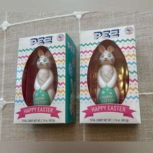 NEW PEZ EASTER BUNNY DISPENSERS (2) COLLECTABLE